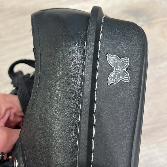 Alegria Women's black Leather Oxford ABBI Shoe ABB-601 Sz 37 or 7.5 nursing - Picture 9 of 13